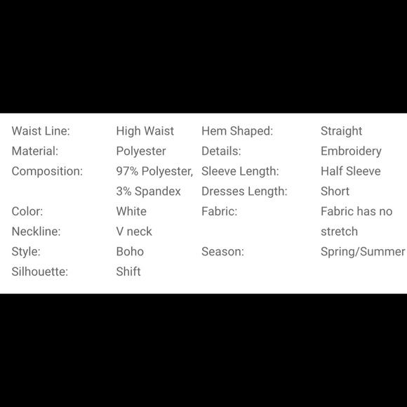 PLUS FLORAL EMBROIDERED V-NECK BOHO STYLE DRESS. - Picture 8 of 8